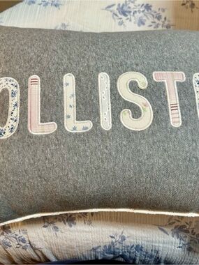 Hollister x Target Grey Decorative Lumbar Pillow